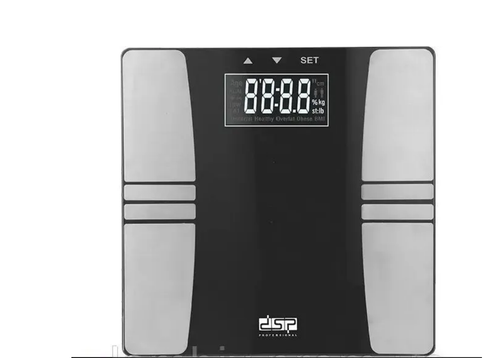 Электронные напольные весы/ Цифровые весы/ От 5 до 180 кг/ Серые - фотография № 1