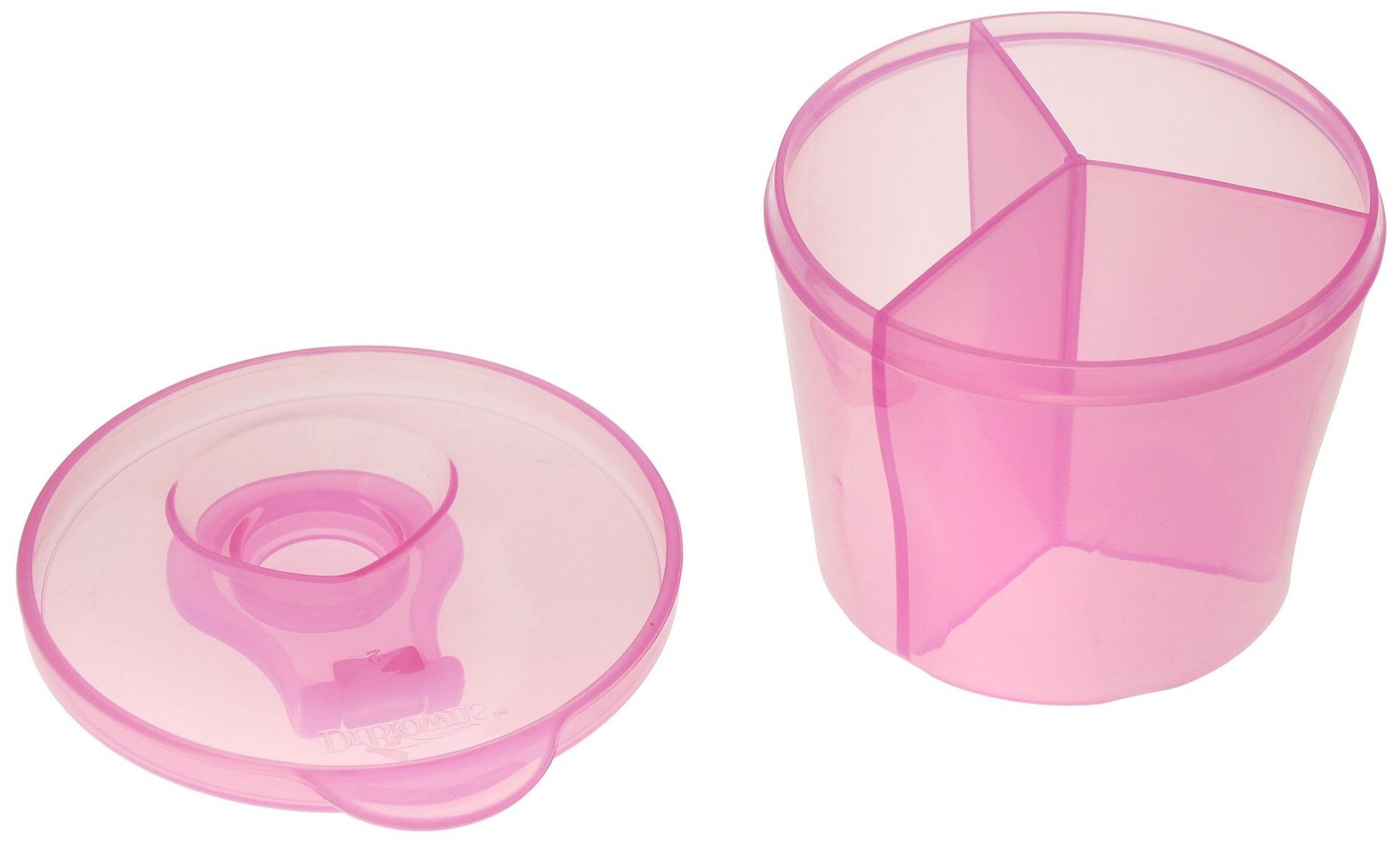 Дозатор для детской смеси Dr.Brown's сухой смеси цвет: розовый - фото №3