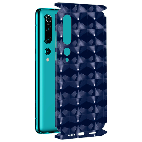 Пленка защитная MOCOLL для задней панели XIAOMI Redmi Note 8 Кошачий глаз Синий