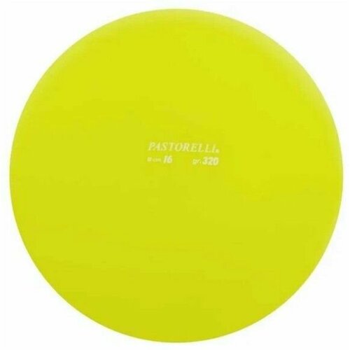 Мяч для художественной гимнастики Pastorelli, d=16 см, цвет жёлтый