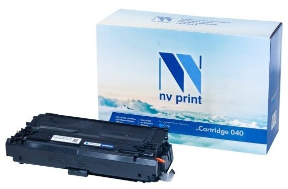 Картридж NV Print NVP совместимый NV-040 Cyan для Canon i-SENSYS LBP 710Cx/712Cx (5400k)