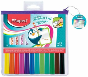 Maped Набор маркеров для доски Marker'Peps, 12 шт. (741817)