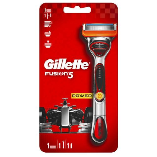Станок для бритья GILLETTE Fusion Power Red + 1 кассета бритва 1 комплект салонная бритва триммер для красоты мужские прямые парикмахерские бритвы складной нож для бритья инструменты для удал
