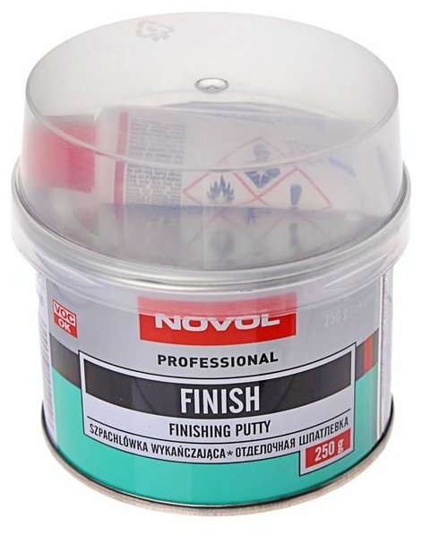 Отделочная шпатлевка Novol Finish Putty 0,25 кг.