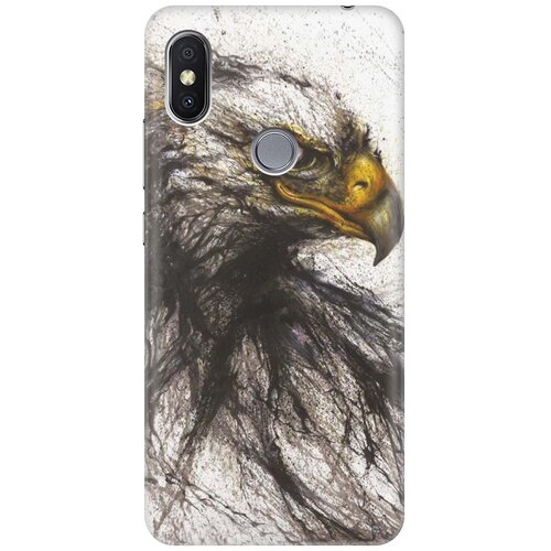 фото Re:paчехол - накладка artcolor для xiaomi redmi s2 с принтом "ястреб"