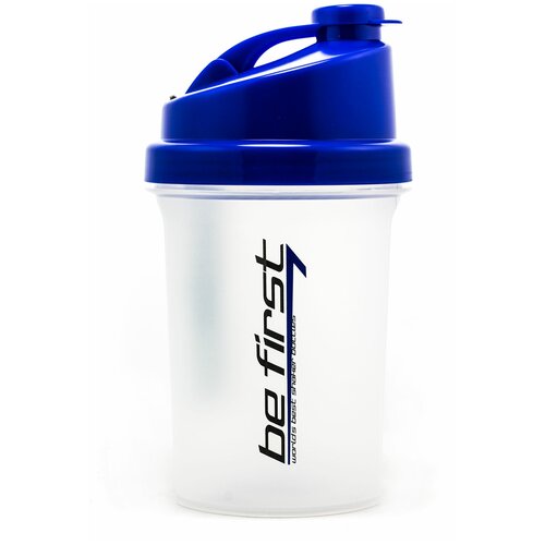 фото Шейкер be first (синяя крышка) 500 мл