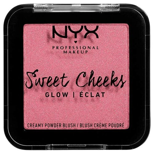 NYX professional makeup Прессованные румяна Sweet Cheeks Creamy Powder Glowy, 7 Risky Business
