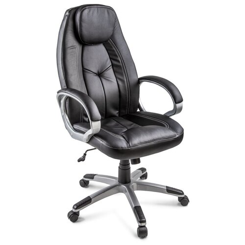 фото Кресло тм дэфо vox экокожа, черный