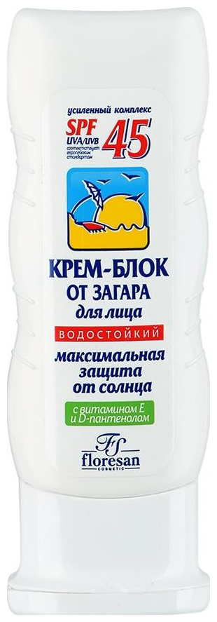 Floresan крем блок для лица SPF 45, 60 мл, 1 шт