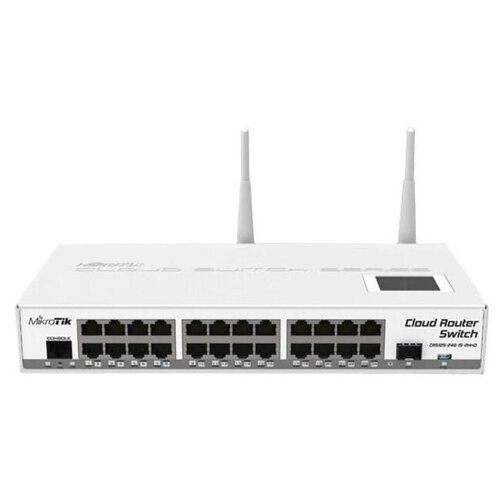 MikroTik CRS125-24G-1S-2HnD-IN Коммутатор 24x101001000 Mbits Gigabit Ethernet with Auto-MDIX 1xSFP 3845000₽