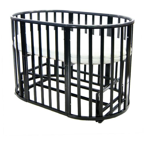 Кроватка everflo Allure ES-008 поперечный маятник chocolate 11430₽