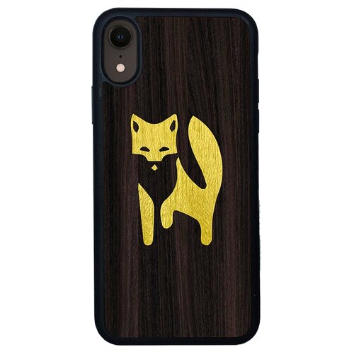 фото Чехол timber&cases для apple iphone xr, tpu, wild collection - хитрость леса/лиса (эвкалипт - желтый кото) timber & cases