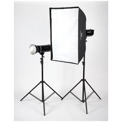 Комплект постоянного света FST EF-150B LED Softbox KIT, комплект постоянного света fst ef 150b led softbox kit