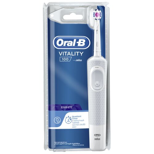 Зубная щетка электрическая Oral-B Vitality 3D White 100 250000₽