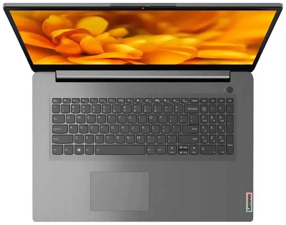 Ноутбук Lenovo IdeaPad 317ITL6 1600x900 Intel Core i3 1115G4 3 ГГц RAM 8 ГБ SSD 512 ГБ Intel UHD Graphics без ОС 82H90092RK серый