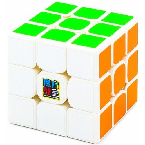 Скоростной Кубик Рубика MoYu 3x3х3 Cubing Classroom MF3RS3 / Головоломка для подарка / Белый пластик