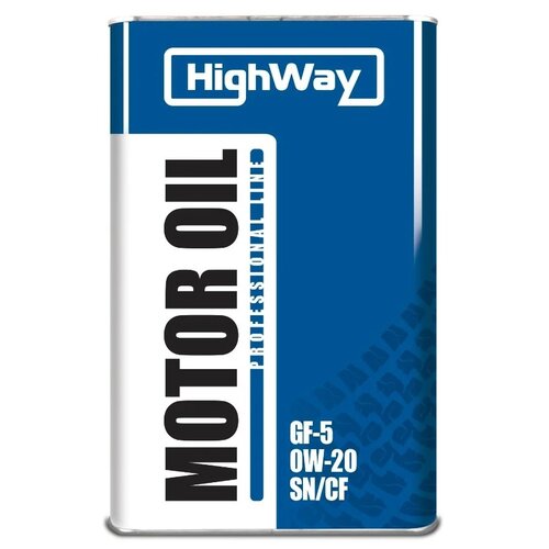 HighWay масло моторное синт. 0W-20 SN/CF 1л