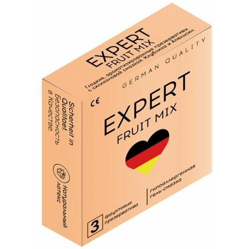 Презервативы EXPERT Fruit Mix Germany 3 шт, фруктовые ароматизированные