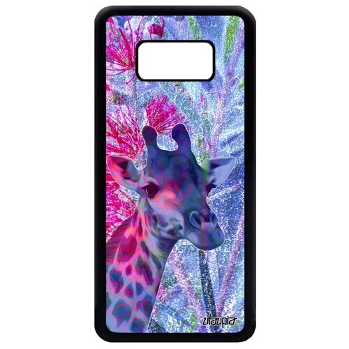 фото Противоударный чехол на смартфон // galaxy s8 // "жираф" дизайн саванна, utaupia, фуксия