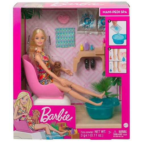 Кукла Barbie Спа для ногтей и кукла