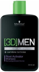 [3D]Men шампунь Root Activator, 250 мл