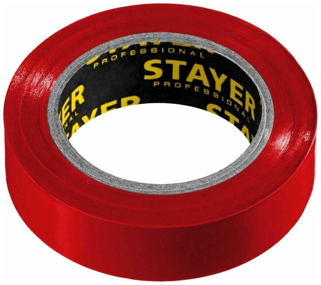 STAYER Protect-10 красная изолента ПВХ, 10м х 15мм - фотография № 1