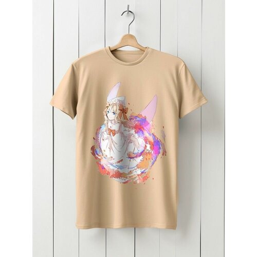 Футболка Твоя футболка!, размер L, бежевый