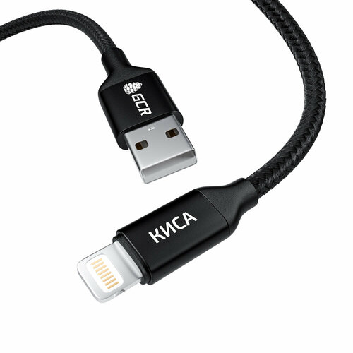 Зарядка для iPhone 1 метр Lightning с принтом киса кабель для iPhone 12 MFI черный шнур для iphone