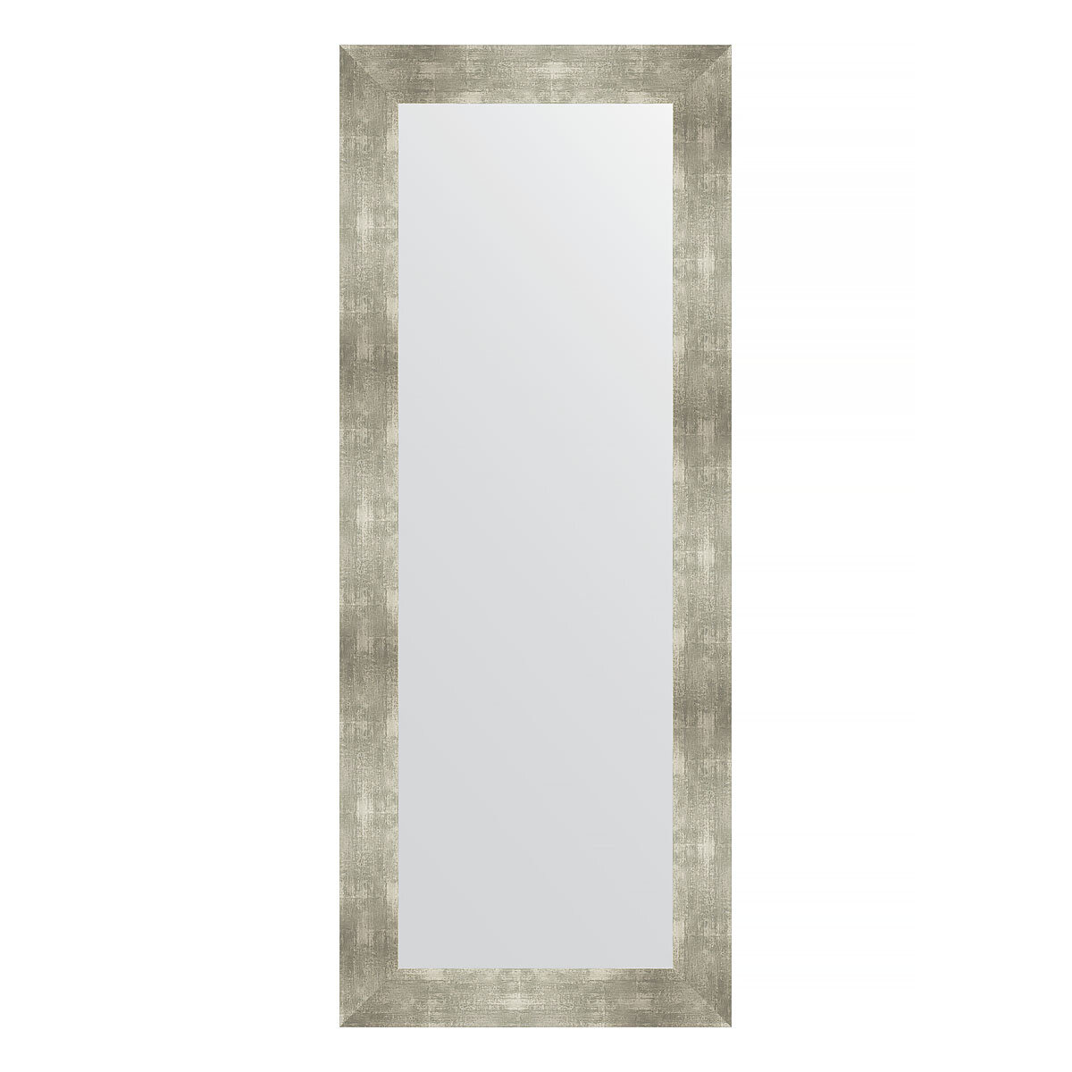 Зеркало Evoform в багетной раме алюминий 90 мм, 60x150 см - фото №1