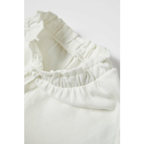 Шорты  Zara для девочек, размер 12-18 месяцев (86 cm), белый