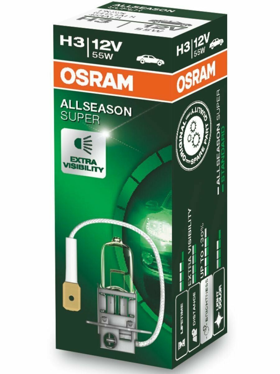 Osram Автолампа H3 (55W 12V) Allseason 1шт