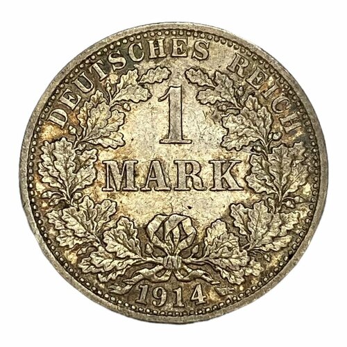 Германская Империя 1 марка 1914 г. (F) германия германская империя 1 марка mark 1874 c