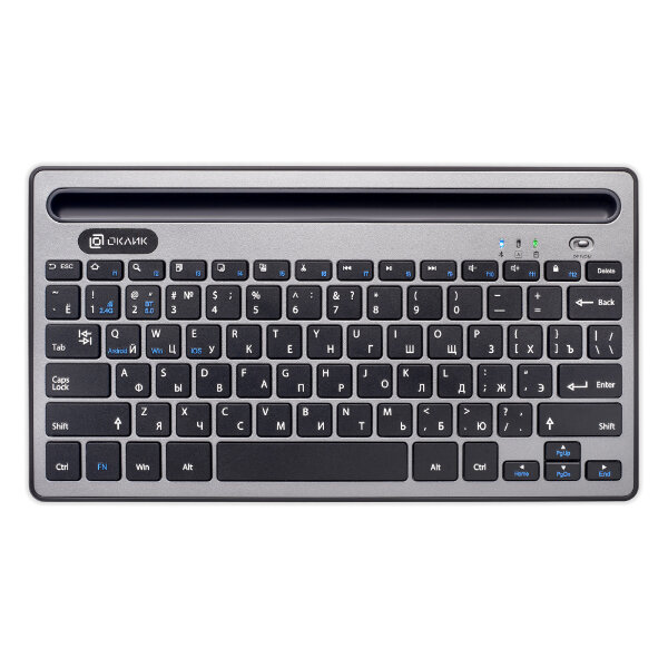 Клавиатура OKLICK 840S Wireless Keyboard Black Bluetooth