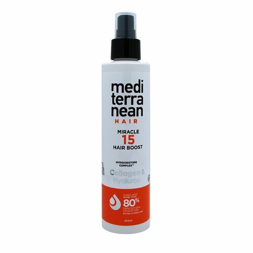 Mediterranean Miracle 15 Hair Boost - Медитирэниан Спрей-лосьон для волос для придания объема, 200 мл -