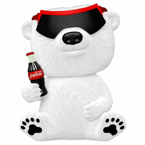 coca cola glass bottle 250 ml Фигурка Funko POP! Ad Icons Coca-Cola 90s Coca-Cola Polar Bear (FL) (Exc) (158) 66347
