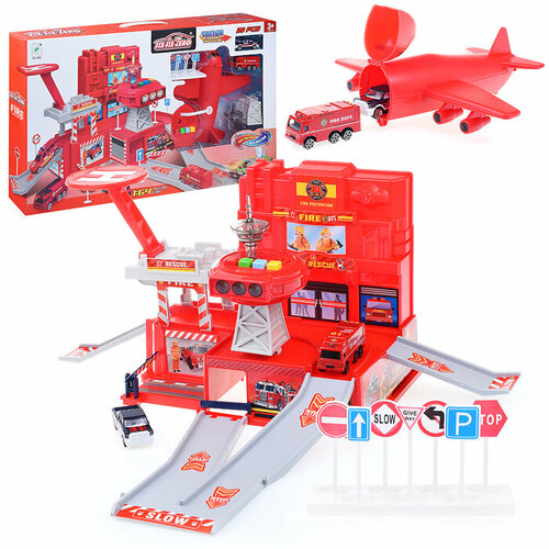 Игровой набор 660-A296 Аэропорт в коробке (красный) игровой набор 660 a296 аэропорт в коробке красный