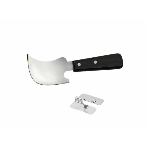 Нож месяцевидный для линолеума чехол для ножа мясника ручной работы 5 5 дюйма сербский нож для измельчения костей с кожаным чехлом с ручкой тан инструмент для кемпинга