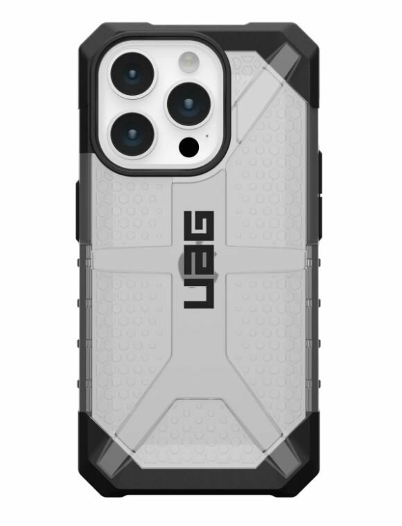 Чехол Uag Plasma для iPhone 15 Pro 6.1", цвет прозрачный (Ice)