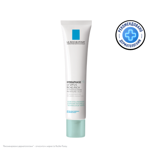 La Roche-Posay Hydraphase UV Интенсивный увлажняющий крем для нормальной и сухой кожи лица SPF25 40 мл 1 шт