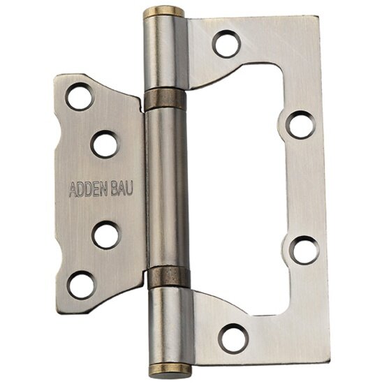 Петли дверные универсальные Adden Bau 100X75X2.5 BUT ANTIC BRONZE Ант. бронза б/врезки 1шт