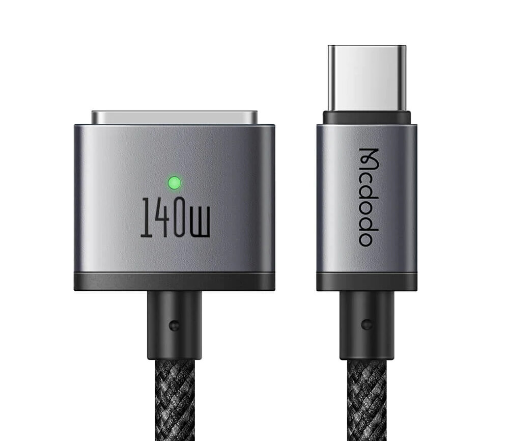 Кабель USB-C to MagSafe 3 Mcdodo 140W Magnetic Cable для MacBook Air, Pro 16, 14 (2 метра)