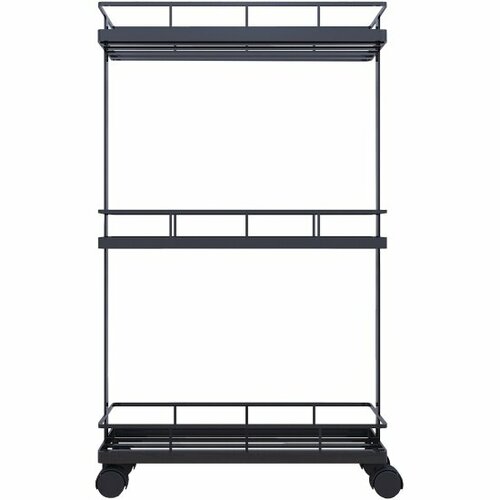 Стеллаж Ulitka 74104071 на колесиках черный 4060₽