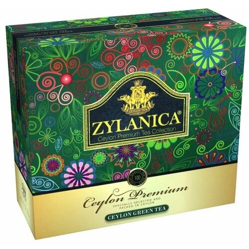 Чай "Зиланика" Ceylon Premium Зеленый пакетированный 100 х2 г