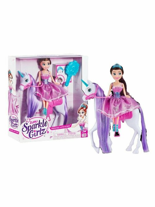 Zuru. Sparkle Girlz Игровой набор Princess With Horse 