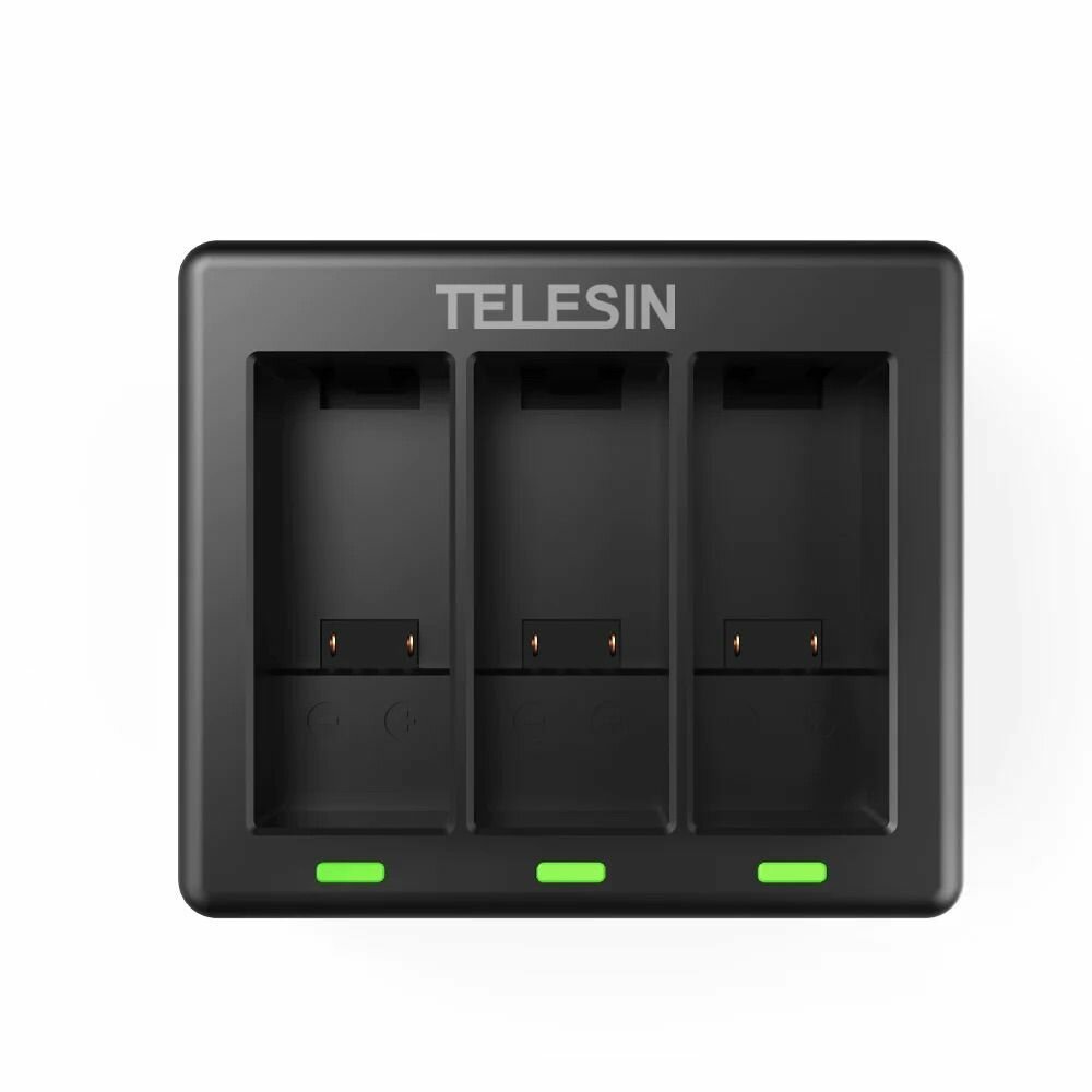 Зарядное устройство TELESIN 3 слота для GoPro Hero 9/10/11/12