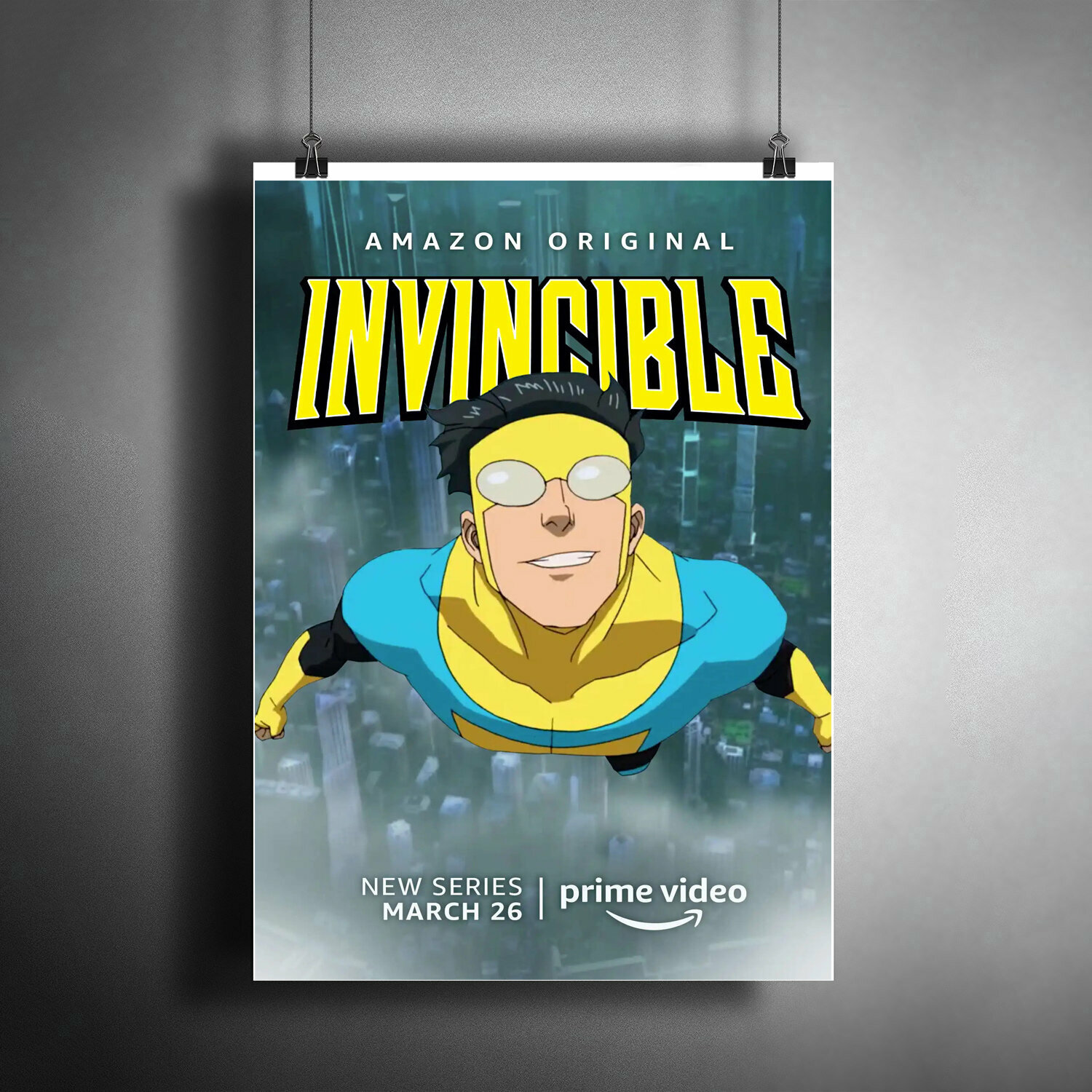 Постер для интерьера: Неуязвимый, Invincible/A3 (297x420 мм)