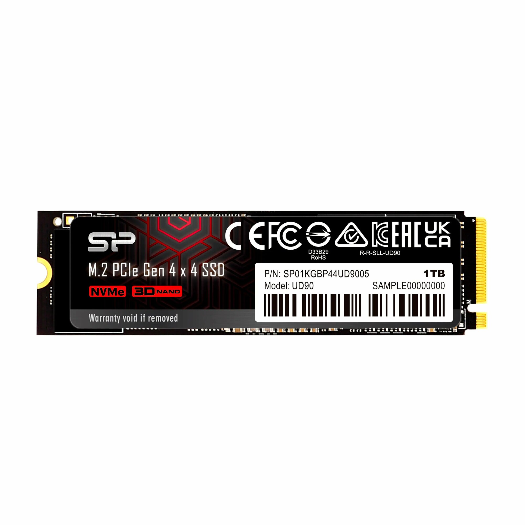 Твердотельный накопитель Silicon Power M-Series UD90 1Tb PCI-E 4.0 x4 SP01KGBP44UD9005 - фото №12