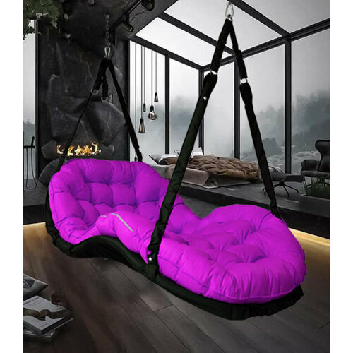Подвесной шезлонг color Black Fuchsia черный