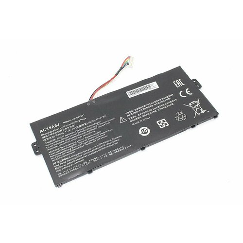 Аккумуляторная батарея для ноутбука Acer Chromebook C738T (AC15A3J) 11.4V 3600mAh OEM