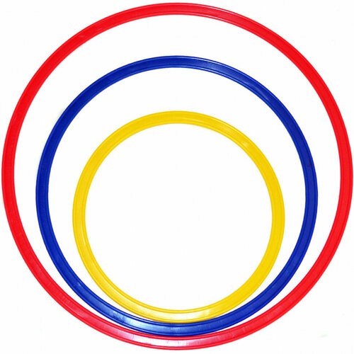 Обруч плоский E33537 60 см (желтый)